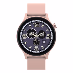 Denver SWC-338RO smartwatch / sport watch 3.51 cm (1.38") TFT 44.5 mm Digital 240 x 240 pixels Touchscreen Rose