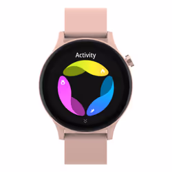 Denver SWC-338RO smartwatch / sport watch 3.51 cm (1.38") TFT 44.5 mm Digital 240 x 240 pixels Touchscreen Rose
