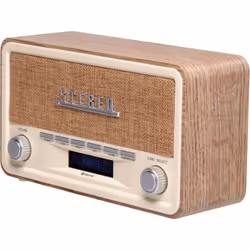 Denver DAB-18 Vintage Stereo DAB/DAB+ & FM Radio - Light Wood