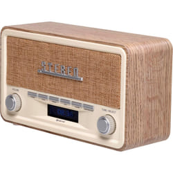 Denver DAB-18 Vintage Stereo DAB/DAB+ & FM Radio - Light Wood