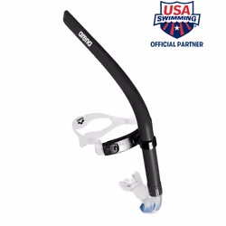 Arena Unisex's Swim Snorkel III, Black, One & Elite Hand Paddle Black-Silver S