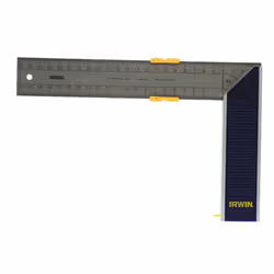 IRWIN 10503544 Aluminium Try & Mitre Square 300mm (12in)