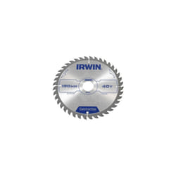 Irwin 1897200 Classic Circular Saw Blade For Wood 190mm 40 Teeth