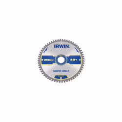 Irwin 1897397 Construction Circular Saw Blade 216 x 30mm x 60T ATB/Neg M