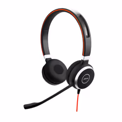 Jabra EVOLVE 40 Stereo HS, Wired, Office/Call center, Headset, Black