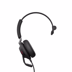 Jabra Evolve2 40 USB-C, MS Teams Mono, Wired, Office/Call center, 20 - 20000 Hz, 113 g, Headset, Black