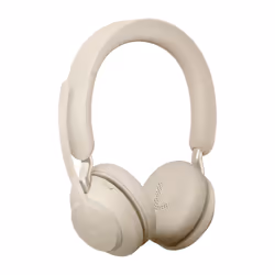 Jabra Evolve2 65 USB-A Beige UC Chrg stand Stereo