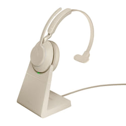 Jabra Evolve2 65 USB-C UC Chrg stand Mono - Beige