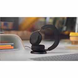 Jabra Evolve3 75 - MS Link390c (Wireless Charging Pad) - Black - Additional view 3