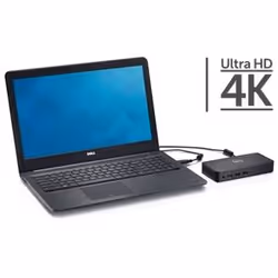 DELL 452-BBOU laptop dock/port replicator Wired USB 3.2 Gen 1 (3.1 Gen 1) Type-A Black - Additional view 2