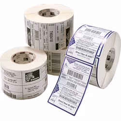 Zebra Z-Perform 1000D, White, Paper, Direct thermal, Rectangle, 3.81 cm, 1.91 cm
