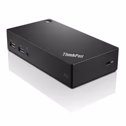 The ThinkPad USB 3.0 Pro Dock delivers a professional universal USB docking solution with fast USB 3.0 ports and digital vide ...