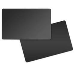 Zebra CARD.FOOD SAFE PVC.30 MIL.BLACK/BLACK.GLOSSY 500 BOX