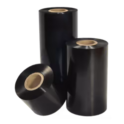 Thermal transfer ribbon. Inkanto. AWX FH. Wax. Roll-width: 110 mm. Core-width: 110 mm. Core: 25.4 mm. Length: 300 m. Ink side ...