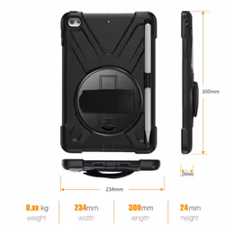 eSTUFF AUSTIN Defender Case for iPad Mini 5/4 - Black - Additional view 5