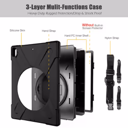 eSTUFF ES681543-BULK tablet case 24.6 cm (9.7") Cover Black - Additional view 5