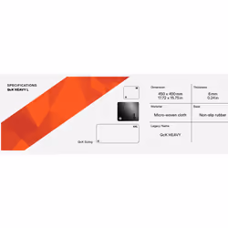 Steelseries QcK Gaming mouse pad Black - Additional view 4