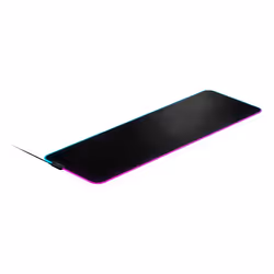 Steelseries QcK Prism Cloth XL, Black, Monochromatic, Cloth, Rubber, Silicone, Multicolour, Non-slip base, Gaming mouse pad