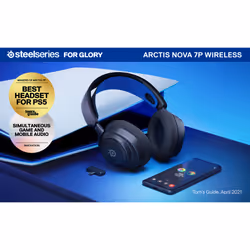 Steelseries Arctis Nova 7P Headset Wired & Wireless Head-band Gaming USB Type-C Bluetooth Black, Blue - Additional view 7