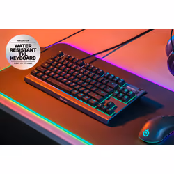 Steelseries APEX 3 TKL keyboard Gaming USB QWERTY US English Black