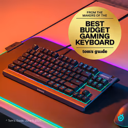 SteelSeries Apex 3 TKL - RGB Gaming Keyboard - Tenkeyless Compact Esports Form Factor - 8-Zone RGB Illumination - IP32 Water &...