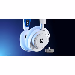Steelseries ARCTIS NOVA 7P WHITE Headset Wireless Head-band Gaming Bluetooth Blue, White - Additional view 4