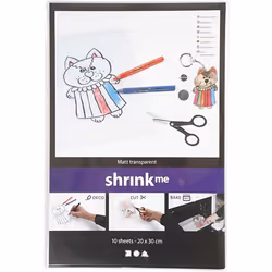 Creativ Company 79092 shrink plastic sheet