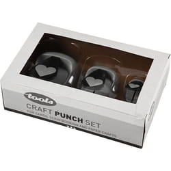 Creativ Company 112930 craft punch Shape craft punch Black, Grey