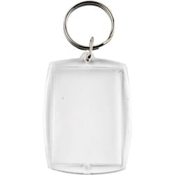 Creativ Company 51268 key ring/case Silver, Transparent