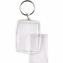 Creativ Company 51268 key ring/case Silver, Transparent