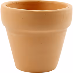 Creativ Company 50653, Pot planter, Freestanding, Terracotta, Terracotta, Round, Monochromatic