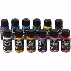 Creativ Company 34199, Assorted colours, Water-based paint, 50 ml, 12 pc(s)
