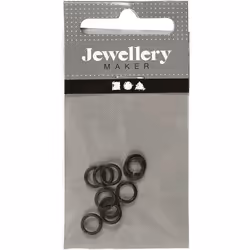 Creativ Company 60591 jewellery finding Jump ring Black 7 mm 50 pc(s)