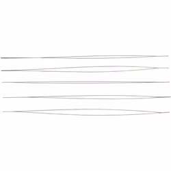 Creativ Company 61622, Hand-sewing, Beading needle, Stainless steel, 120 mm, 5 pc(s)