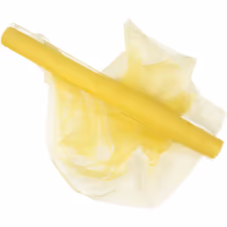 Creativ Company 44611, Gift wrap paper, Yellow, Monochromatic, Polyester, 5 m, 500 mm