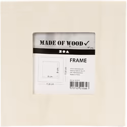 Creativ Company 567970, Single picture frame, Wood, Wood, Table, 8 x 8 cm, Rectangular