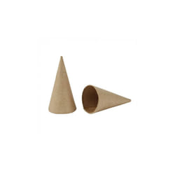 Cones 8 X 4 Cm Papier-MÃ¢chÃ© 10 Pieces