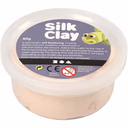 Creativ Company 79111, Modeling clay, Beige, Child, Plastic pot, 40 g, 1 pc(s)