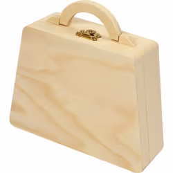 Creativ Company Bag, Storage bag, Wood, Other, Wood, Monochromatic, Clasp