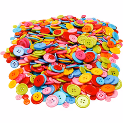 Creativ Company 40414, Plastic, Assorted colours, Round, 500 g