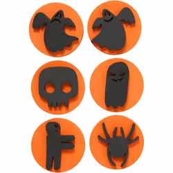 Creativ Company 28553 craft foam Black, Orange