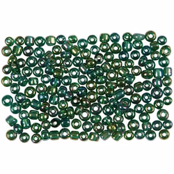 Creativ Company 682181, Glass, Green, Seed bead