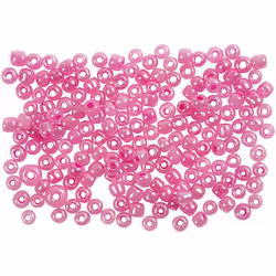 Creativ Company 682321, Glass, Pink, Seed bead
