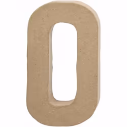Creativ Company 26614, Decorative letter, Paper pulp, Natural, 115 mm, 25 mm, 204 mm
