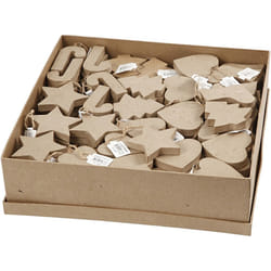 Creativ Company 26702 Christmas ornament Christmas tree ornament Paper Beige 174 pc(s)