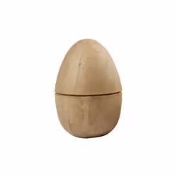 Decoration Egg Papier-MÃ¢chÃ© 12 Cm Brown Each