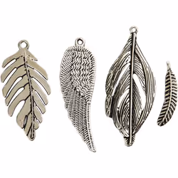 Creativ Company 637110, Bead set, Silver, Metal, 4 pc(s), 4 pc(s)
