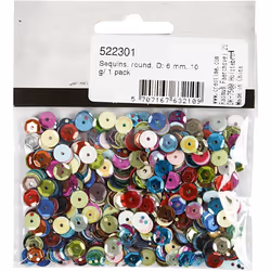 Creativ Company 522301 rhinestone/sequin Sequins Multicolour 6 mm