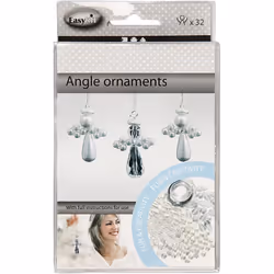 Creativ Company 62092, Plastic, Silver, 32 pc(s)