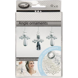 Creativ Company 62092 beads Plastic Silver 32 pc(s)